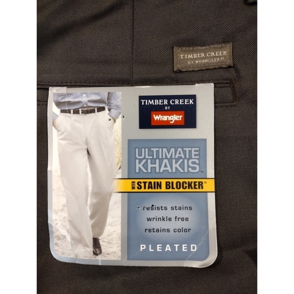 Timber Creek by Wrangler ultimate pleated khakis NWT - Picture 6 of 10